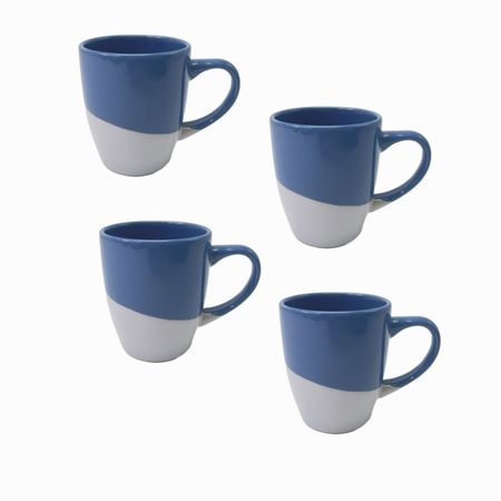 Set X4 Taza Duo Tone