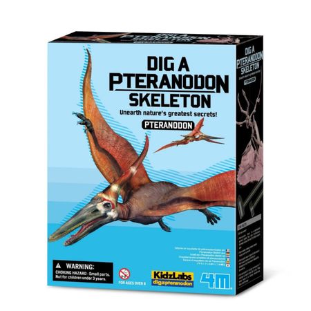 Juego De Mesa 4M Excava Y Arma Un Esqueleto De Pteranodon