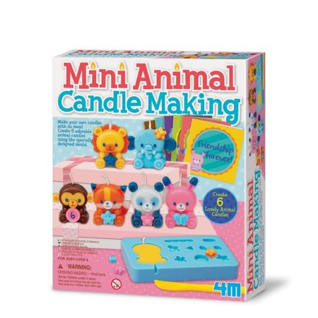 Set Crea Mini Velas Modelo Animales Diy 4M