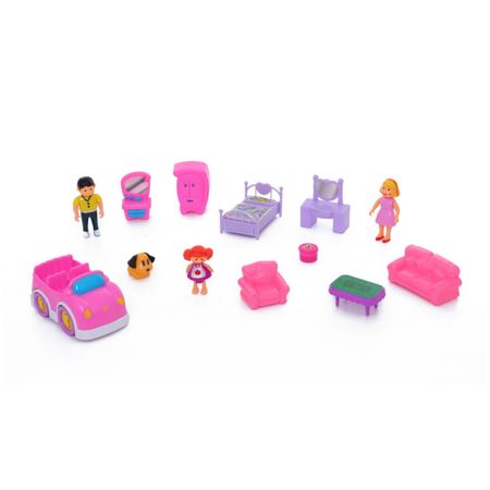 Casa Magic World Con Accesorios Y Auto