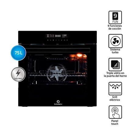 Horno Empotrable Indurama HEI-75V2NET 75L Negro