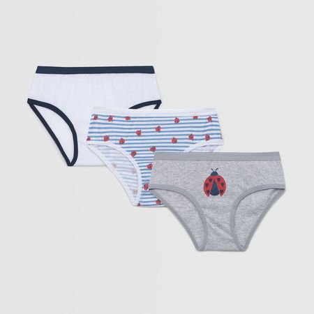 Calzones Pack X3 Para Niña Circus Elastico Combo1 2