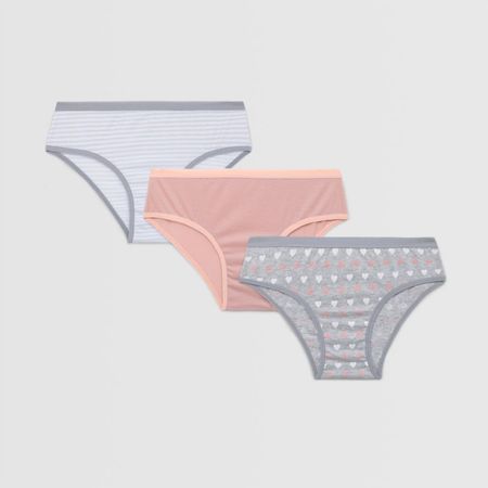 Calzones Pack X3 Para Teen Niña Zubito Elastico Combo1 12