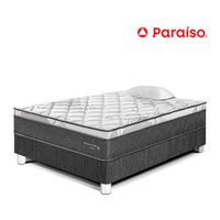 Cama Paraíso Pocket Star 1.5 Plz - Charcoal