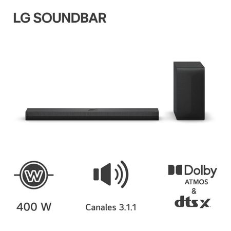 LG Soundbar S70TY 400W Bluetooth Dolby Atmos (2024)