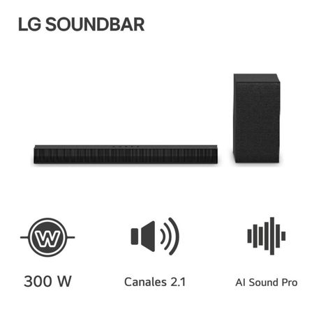 LG Soundbar S40T 300W Bluetooth AI Sound Pro (2024)