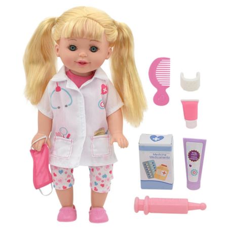 Muñeca New Adventures Lil Tots Talking Doctor