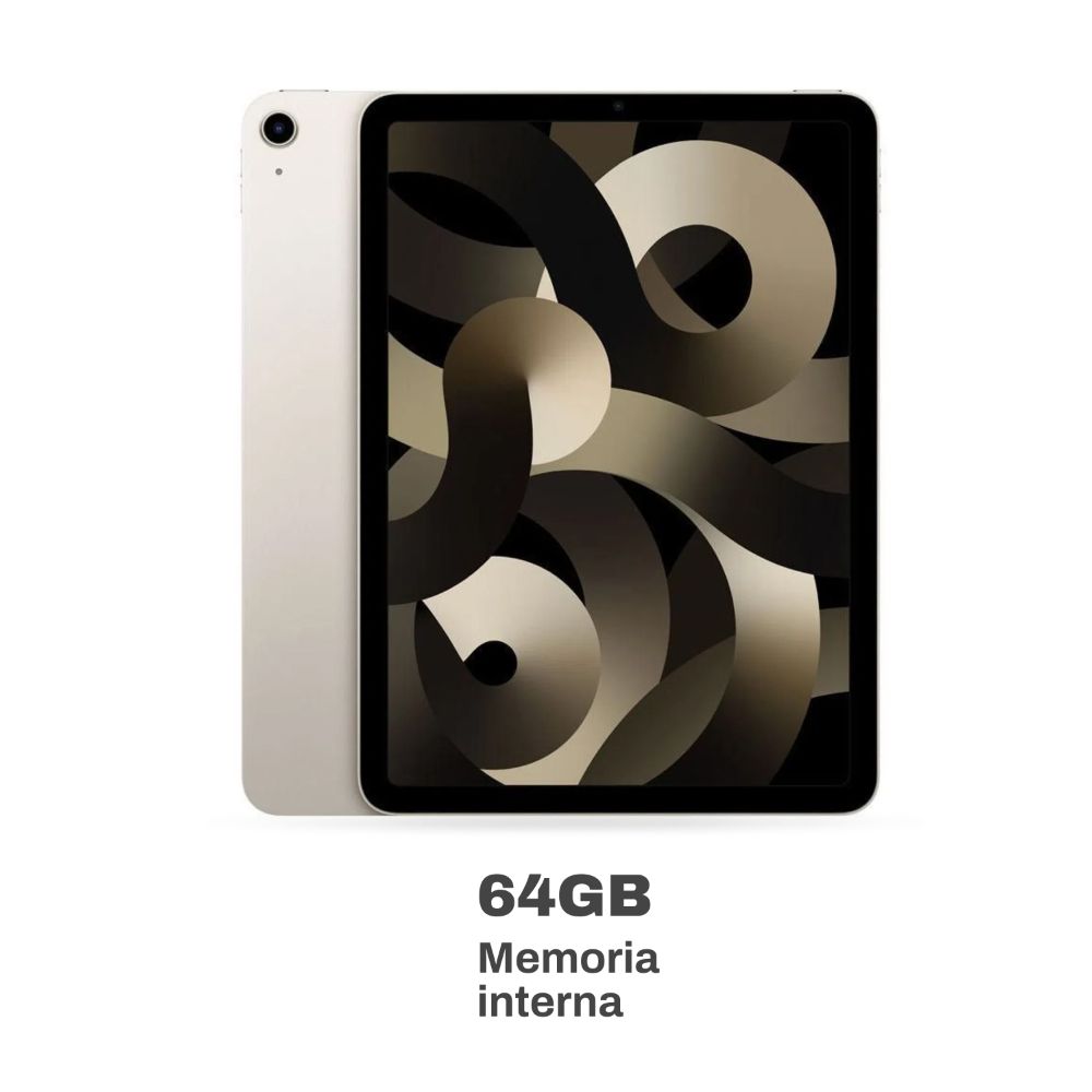 iPad Air 5ta Gen 10.9"" 8GB RAM 64GB Blanco Estelar