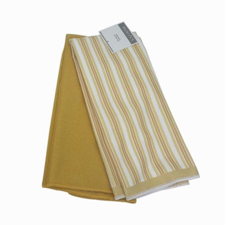 Set X2 Secador Rayas Naranja 38 X 60Cm