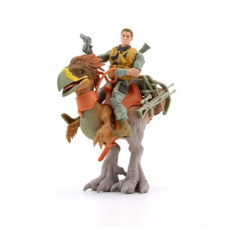 Figura Lanard Primal Clash Dino Wrangler Avestruz