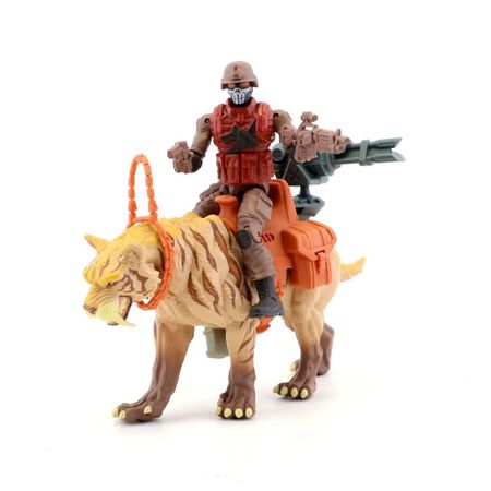 Figura Lanard Primal Clash Dino Wrangler Tigre