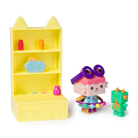Set Figura Gabbys Dollhouse Bobble Kitty Baby Caja