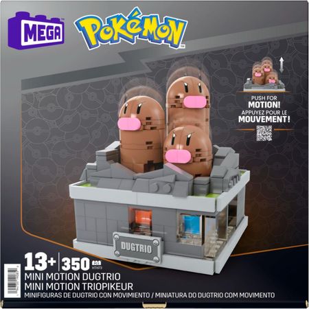 Set De Construccion Mega Pokemon Minifigura De Dugtrio