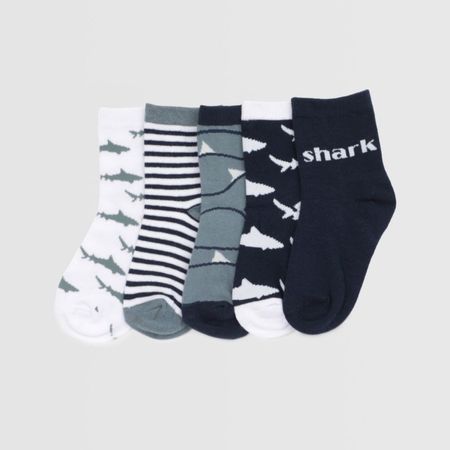 Medias Altas Pack X5 Para Niño Circus Combo1 3