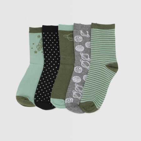 Medias Altas Pack X5 Para Niño Circus Combo2 3