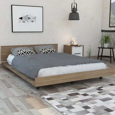 Cama Kaia / 2 Plazas Miel / Blanco