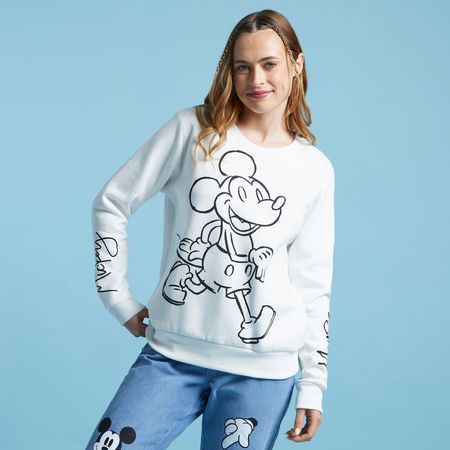 Polera Disney Mujer Ecru L