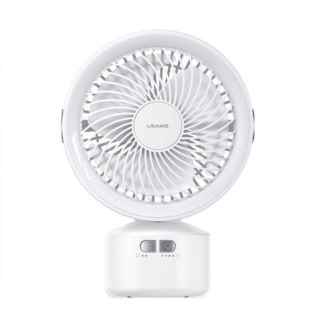 Ventilador De Mesa Con Luz 4,000mah Bla