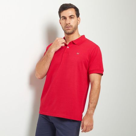 Polo Madison Cuello Camisero D1 Hombre Rojo M