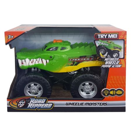Carro Road Rippers Wheelie Monsters Cocodrilo
