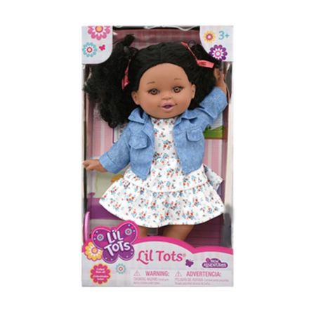Muñeca New Adventures Lil Tots Cabello Negro