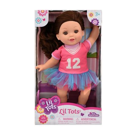Muñeca New Adventures Lil Tots Cabello Marron