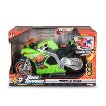 Moto Road Rippers Wheelie Bikes Nitro Race Verde