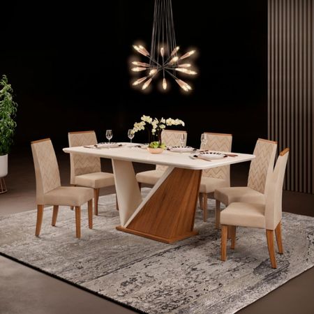 Juego De Comedor Constanza 6 Sillas