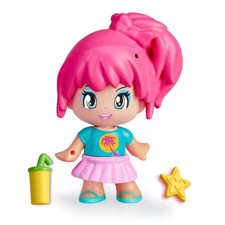 Muñeca Pinypon Figura De Verano Rosa