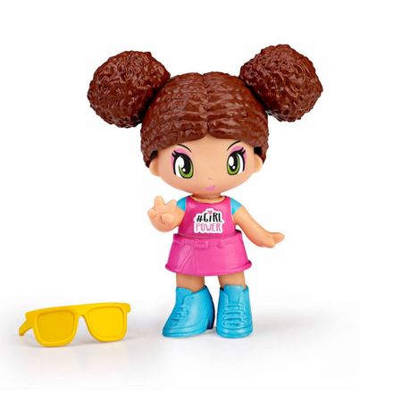 Muñeca Pinypon Nuevo Look Castaña