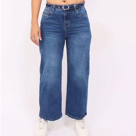 Jean Mujer Straight Correa A Kayra Poblet  AZUL 34