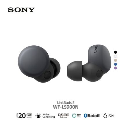 Sony Audífonos WF-LS900N LinkBuds S Noise Cancelling Negro