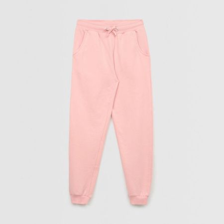 Pantalón De Buzo Zubito Puño Solido Para Teen Niña Rosado1 16X