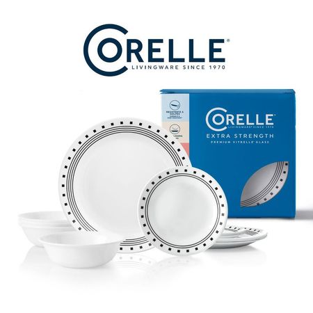 Set de Vajilla 12 Piezas City Block