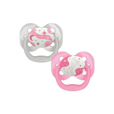Chupones Dr Browns Set De 2 Advantage Brilla En La Oscuridad 0 A 6M