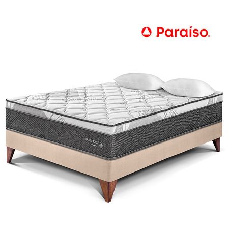 Cama Europea Pocket Star 2 Plazas Champagne