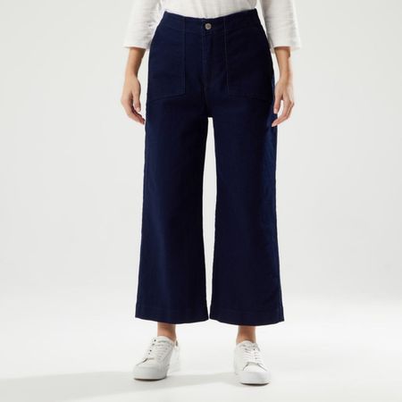 Capri Mujer Wide Madison  AZUL M