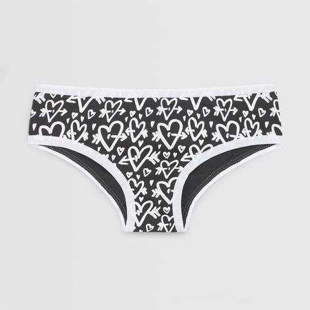 Calzón Hot Pant Mujer Cupido Negro Hypnotic Talla M