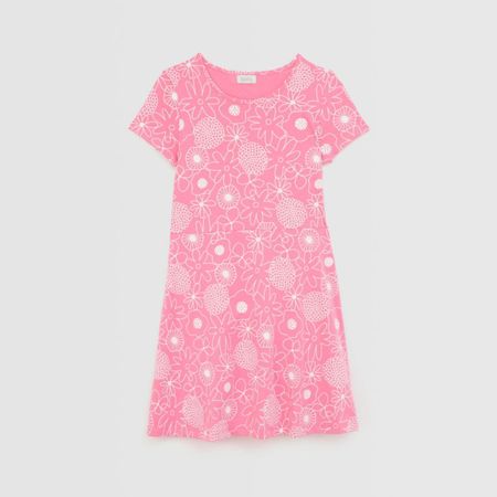 Vestido Para Teen Niña Skater Fucsia Talla 14