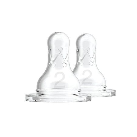 Tetinas Dr Browns Pack De 2 Nivel 2 Boca Estrecha