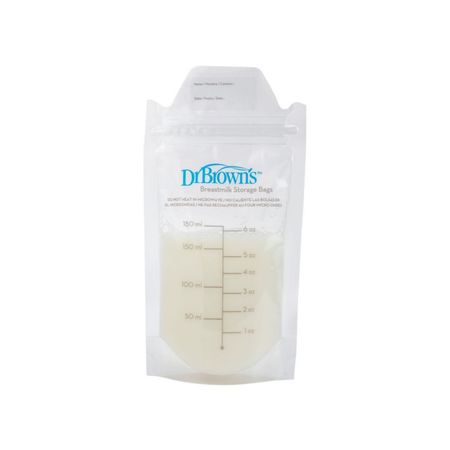 Bolsas De Almacenamiento Dr Browns Para Leche (6Oz/ 180Ml) Pack De 25