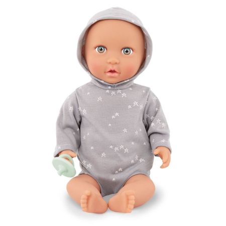 Muñeco Bebé Con Jumper Gris De Estrellas Lullababy