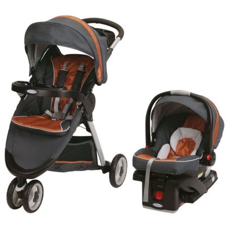 Coche  Para Bebé Graco Fast Action Tangerine