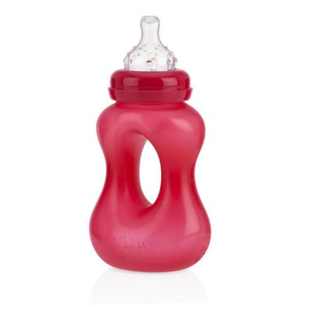 Biberón para Bebé Nuby Gripper 240Ml Rojo