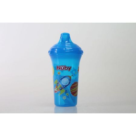 Vaso para Bebé Nuby 9Oz. Impreso Non Spill Azul