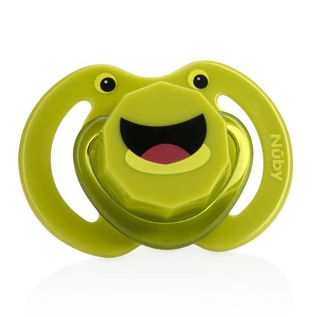 Chupón Para Bebé NubyClásico Oval Sapo Verde