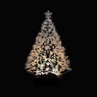 Luminaria De Mesa 3D - Árbol De Navidad