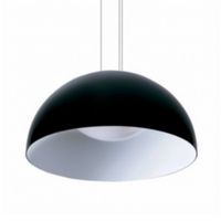 Luminaria Polly Bicolor Negro/Blanco 45 Cm