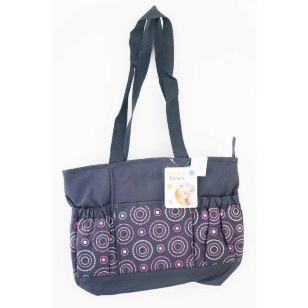 Pañalera Circulos Rosados Y Blancos Para Bebé Ad SuttonCirculos Rosados Y Blancos