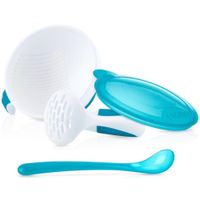 Bowl Para Papilla Nuby Garden Fresh Blanco